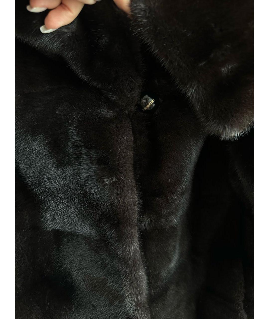 BRASCHI Коричневая меховая шуба, фото 4