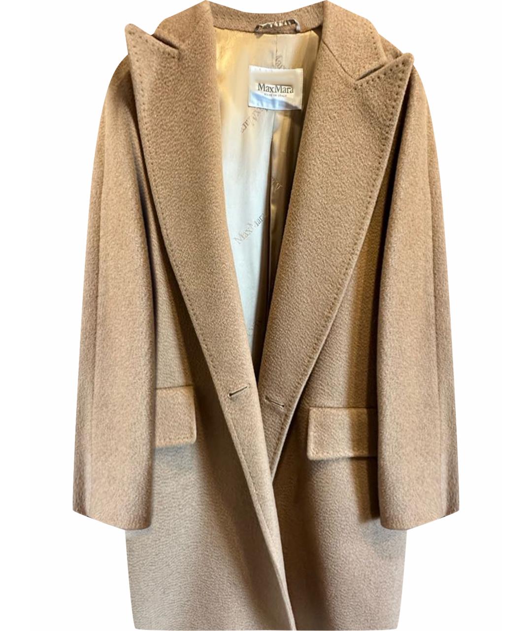 MAX MARA Бежевое кашемировое пальто, фото 1