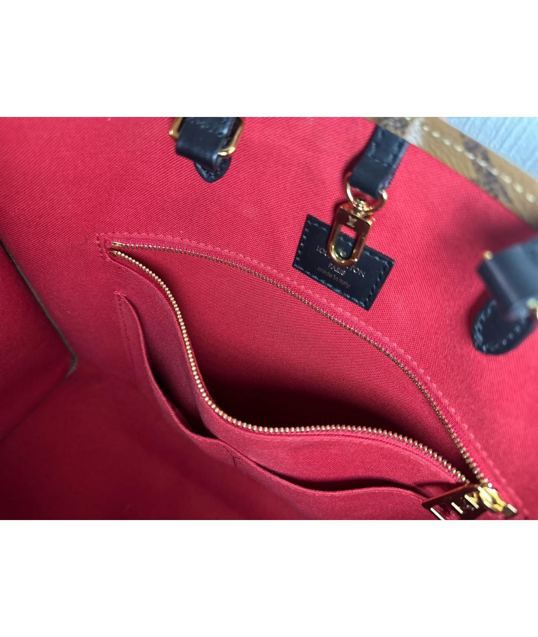 LOUIS VUITTON Коричневая сумка тоут, фото 8