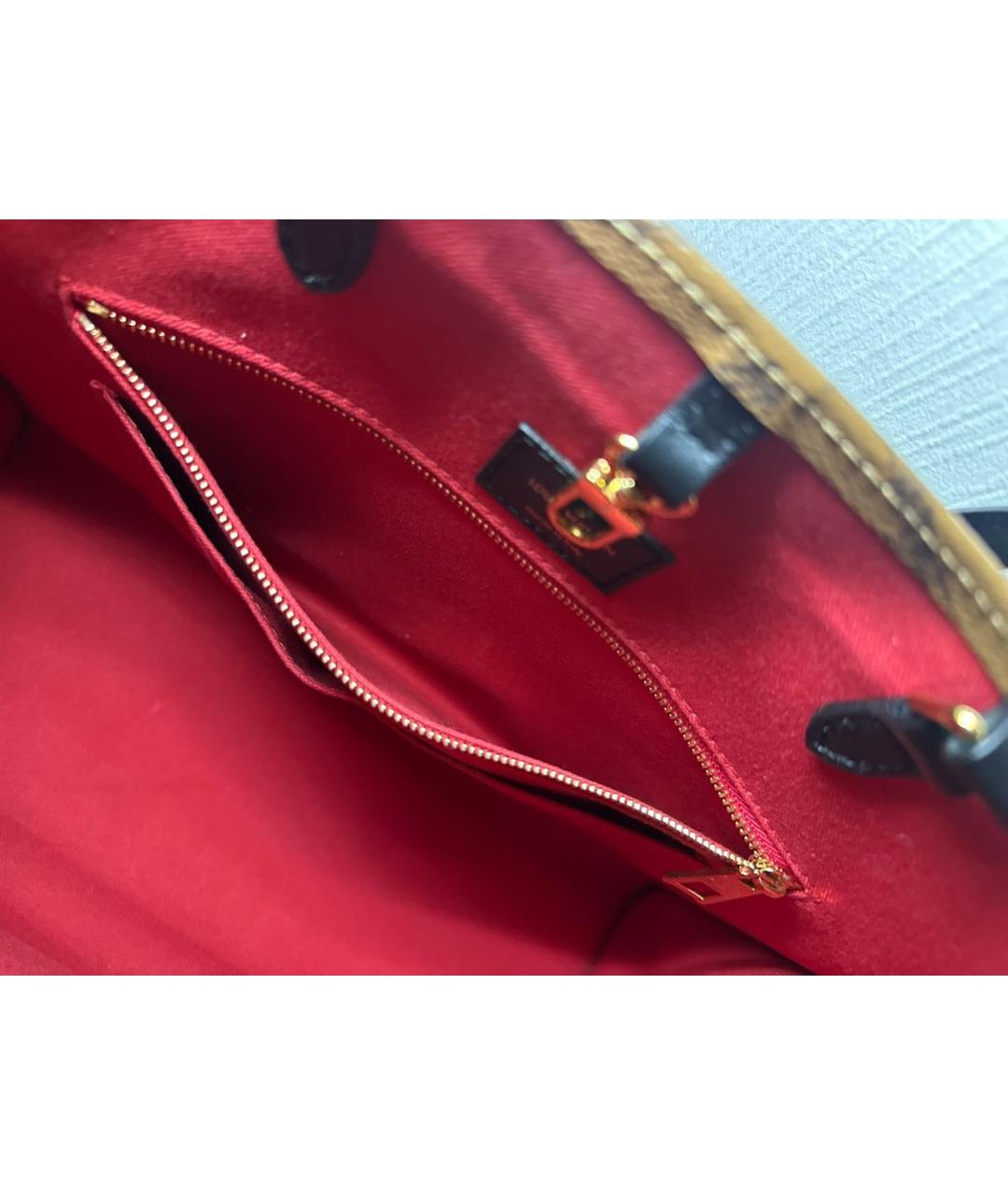LOUIS VUITTON Коричневая сумка тоут, фото 7