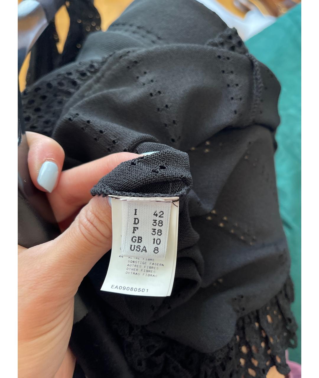 MOSCHINO Черная майка, фото 4