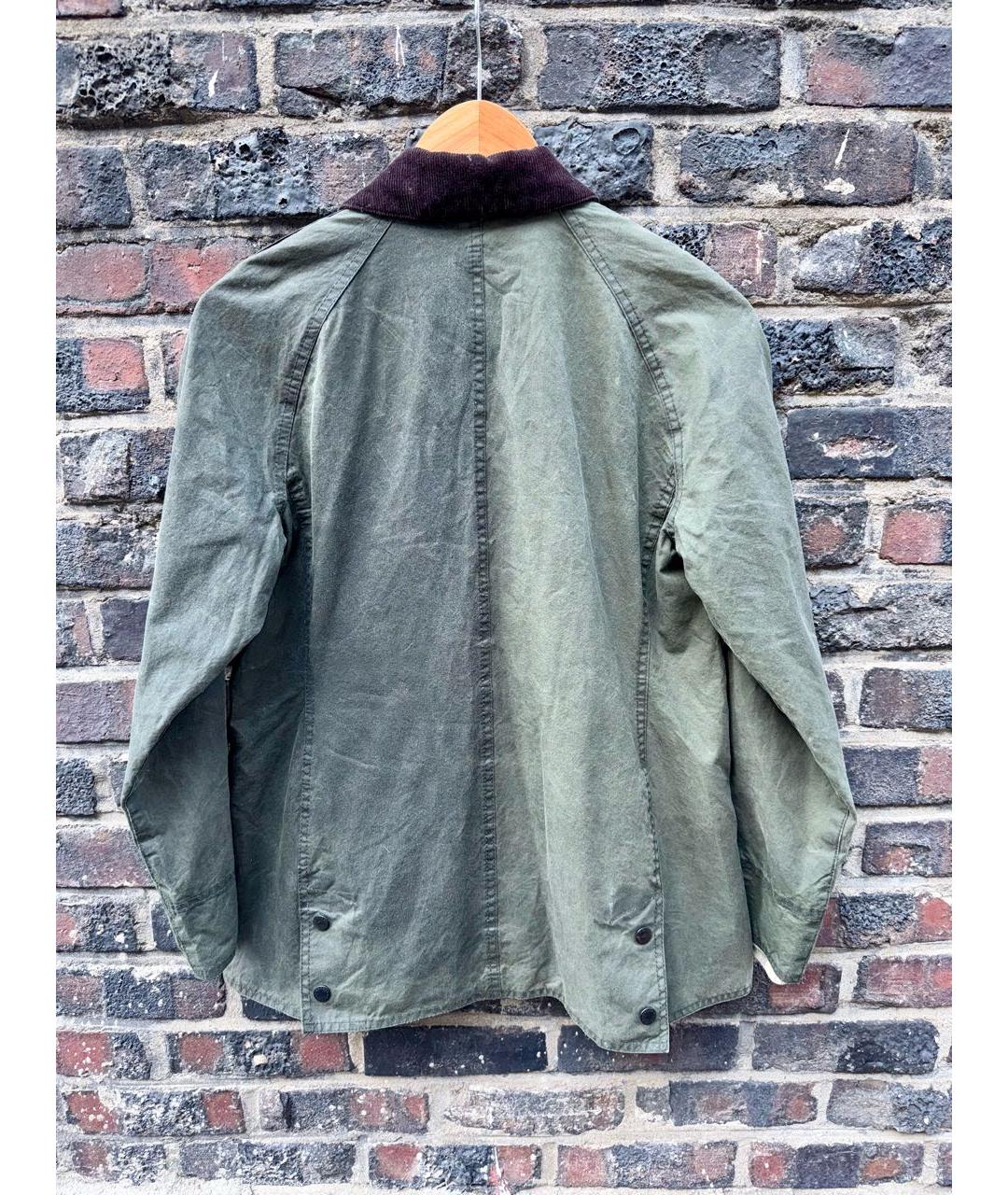 BARBOUR Зеленая хлопковая куртка, фото 7