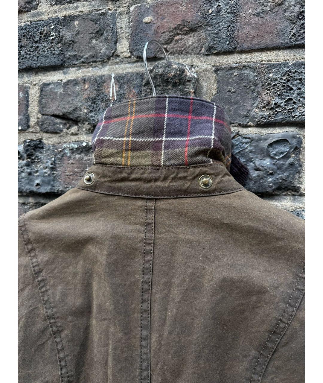 BARBOUR Коричневая хлопковая куртка, фото 7