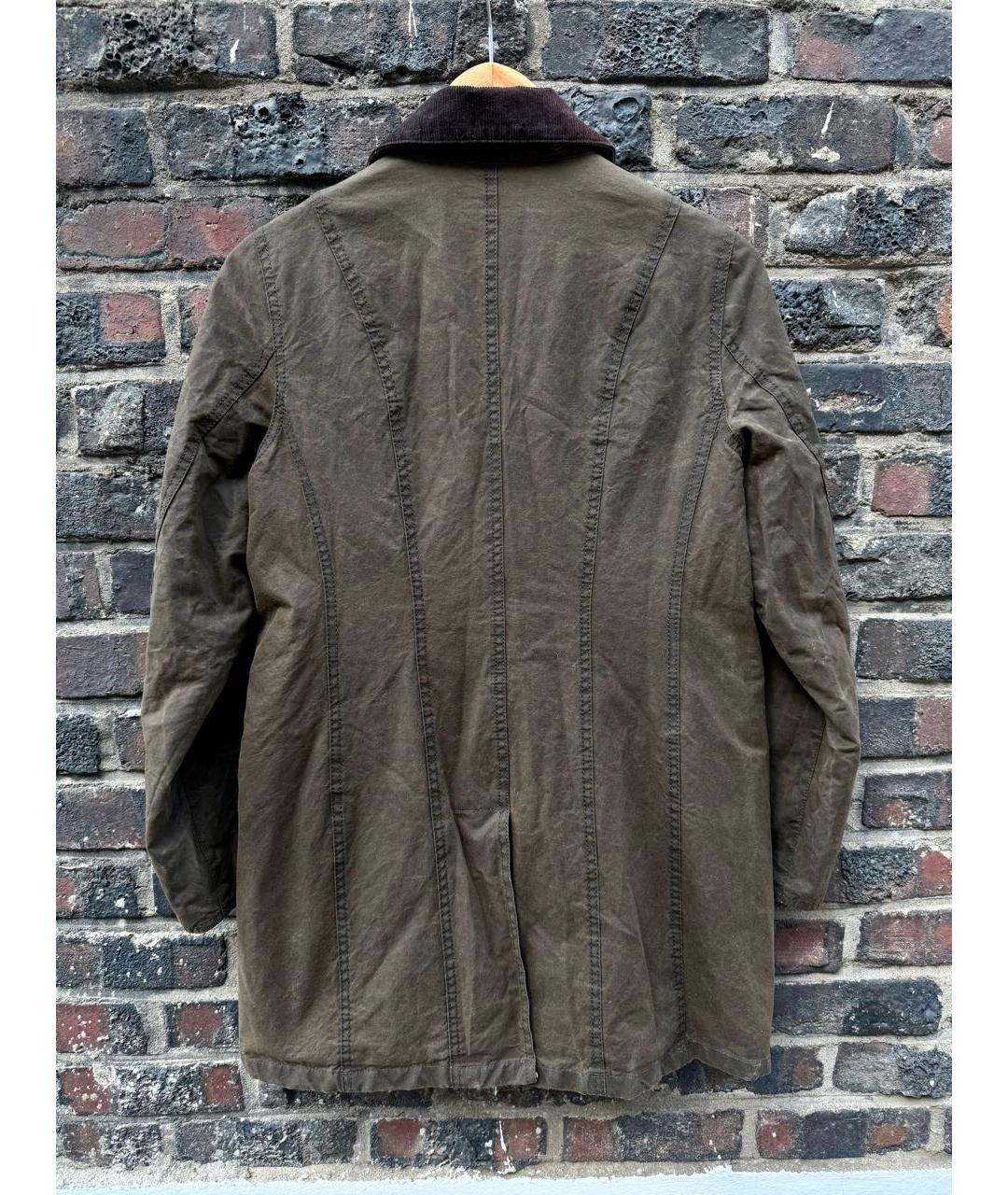 BARBOUR Коричневая хлопковая куртка, фото 6