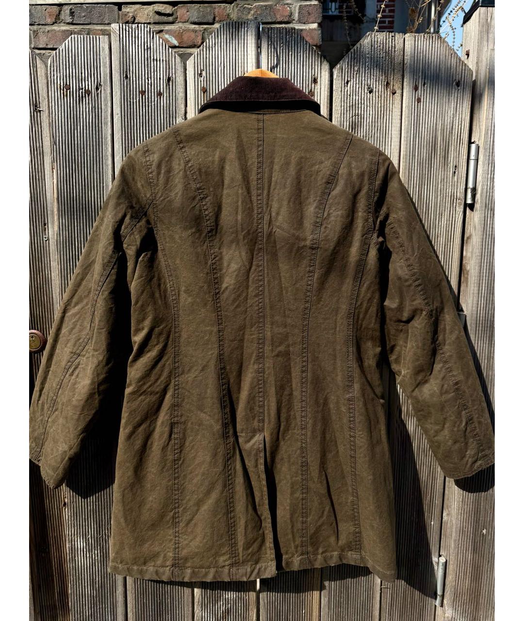 BARBOUR Коричневая хлопковая куртка, фото 4