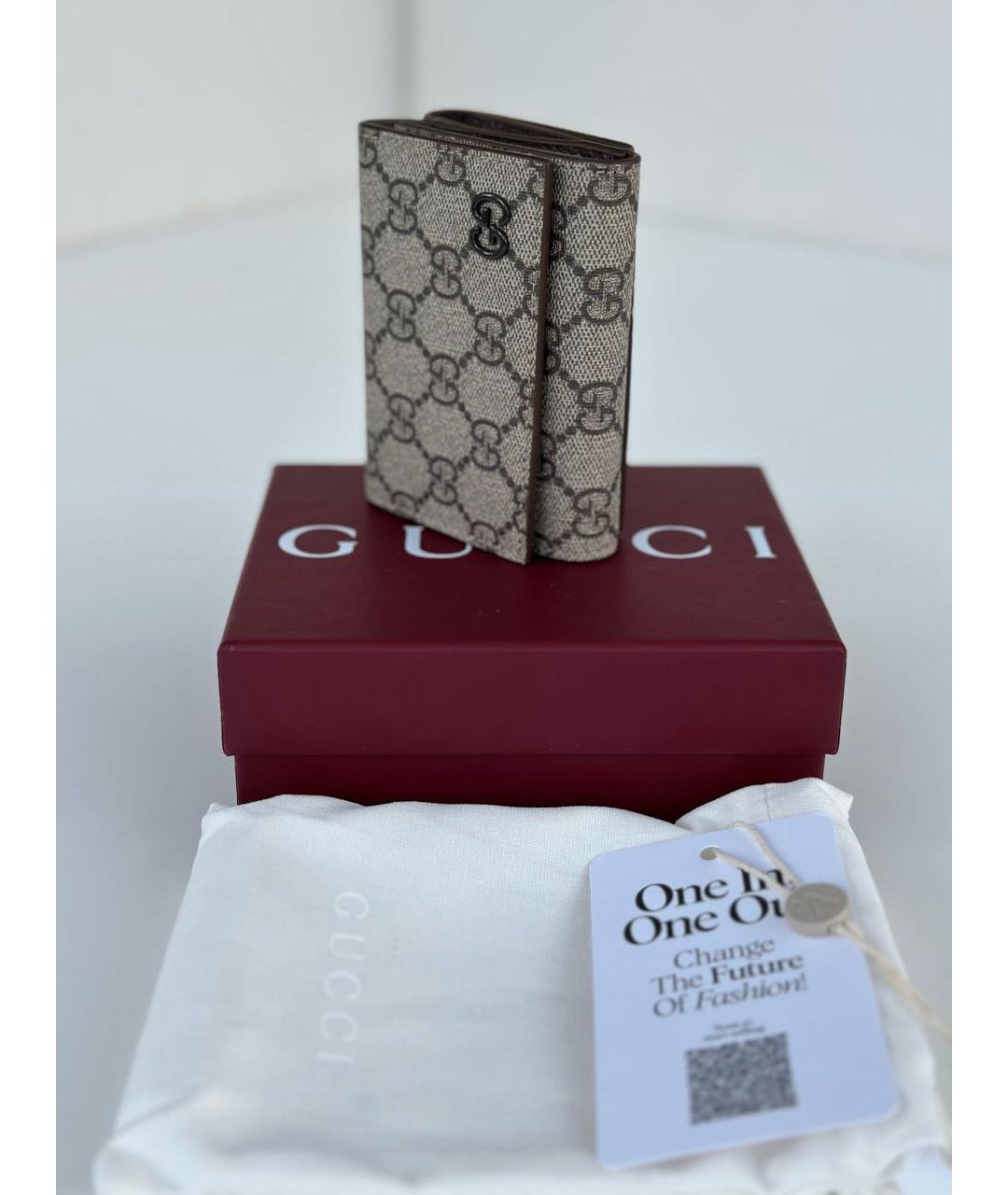 GUCCI Коричневый кошелек, фото 9