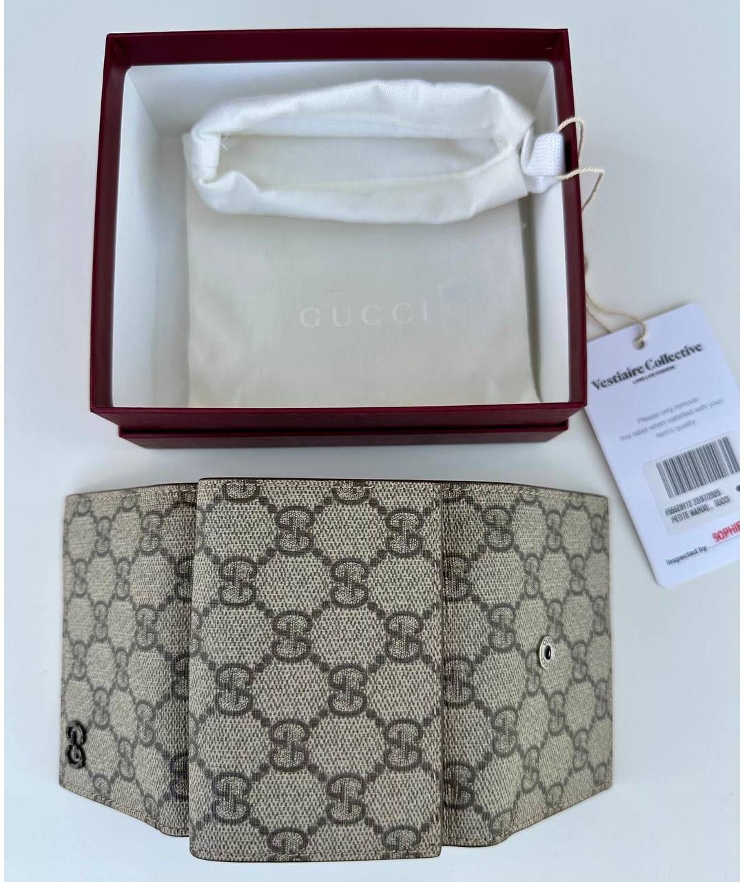 GUCCI Коричневый кошелек, фото 6