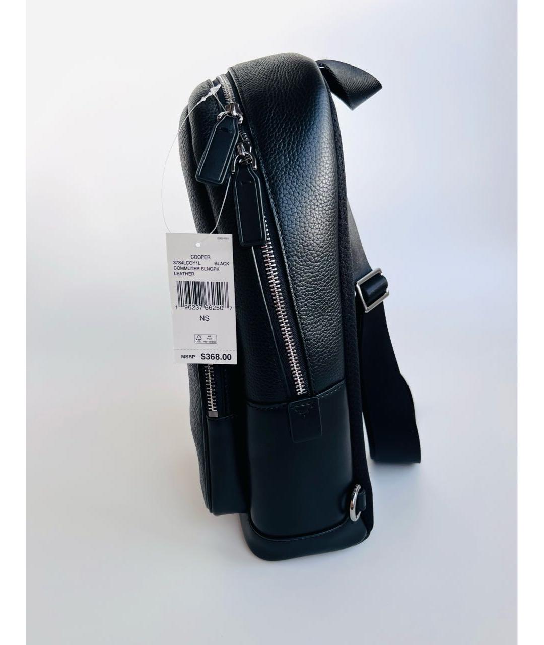 MICHAEL KORS Черная кожаная сумка на плечо, фото 6