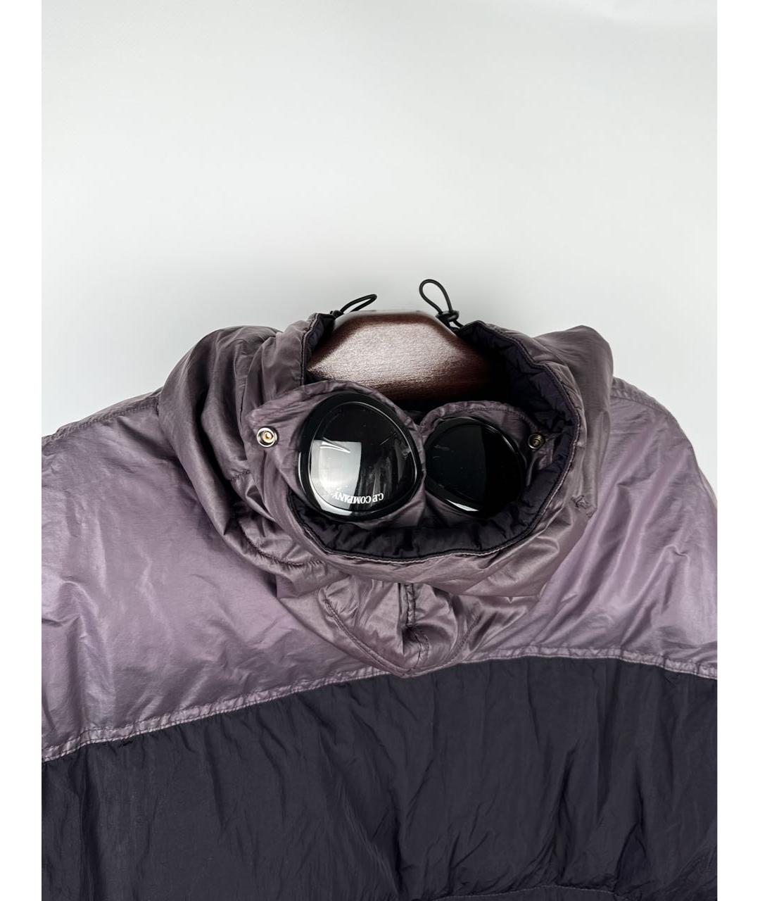 CP COMPANY Фиолетовый полиамидовый пуховик, фото 6