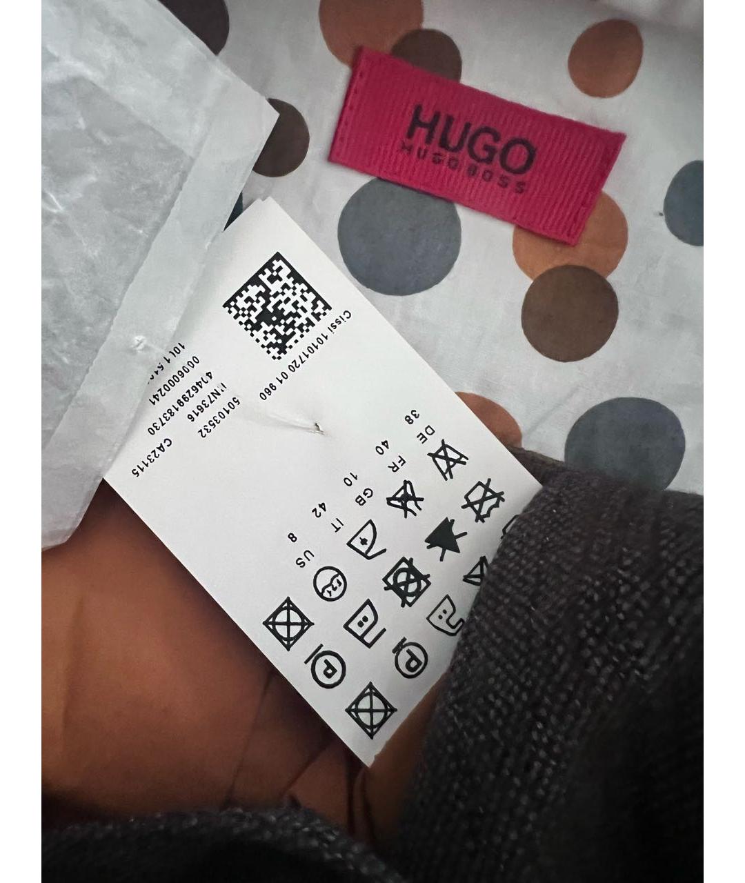 HUGO BOSS Серый шерстяной жилет, фото 3