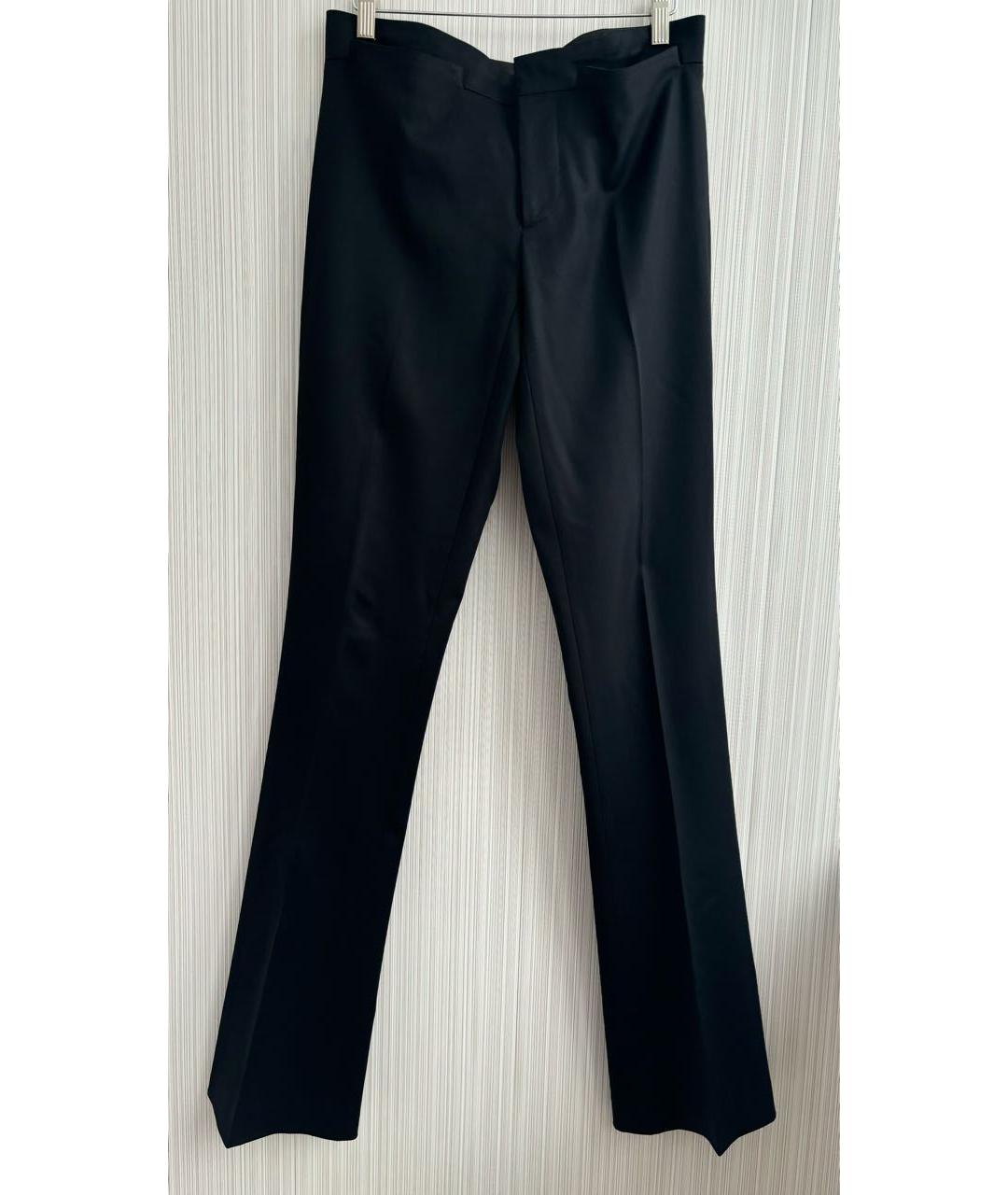 GUCCI Черные шерстяные брюки узкие, фото 2