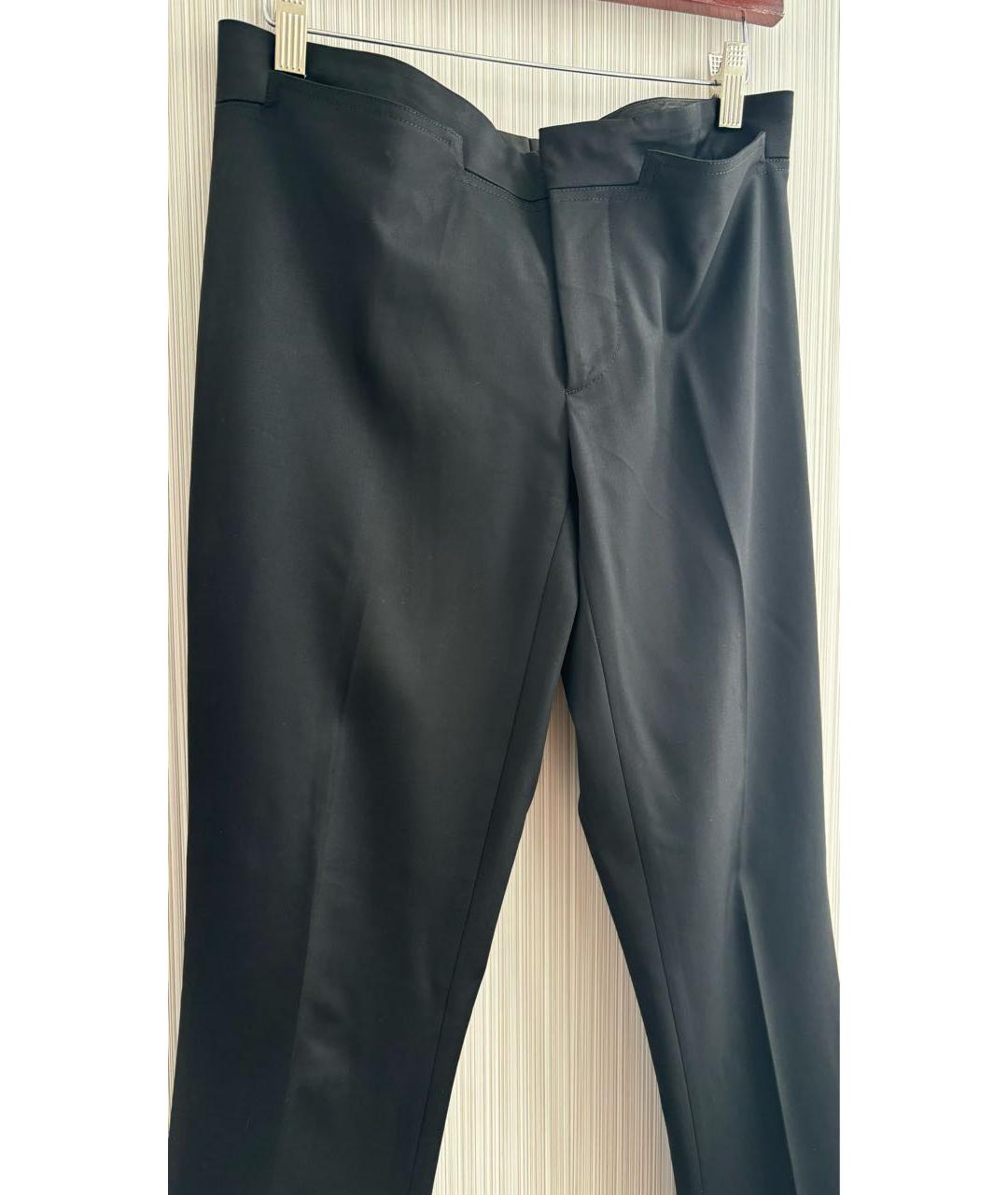 GUCCI Черные шерстяные брюки узкие, фото 4