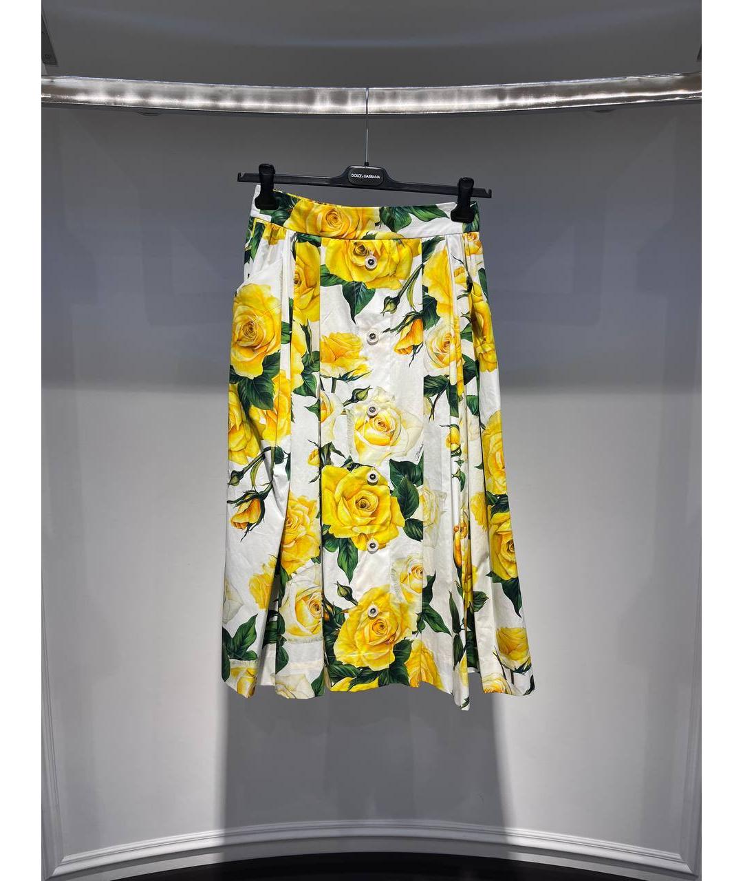 DOLCE&GABBANA Мульти юбка миди, фото 2