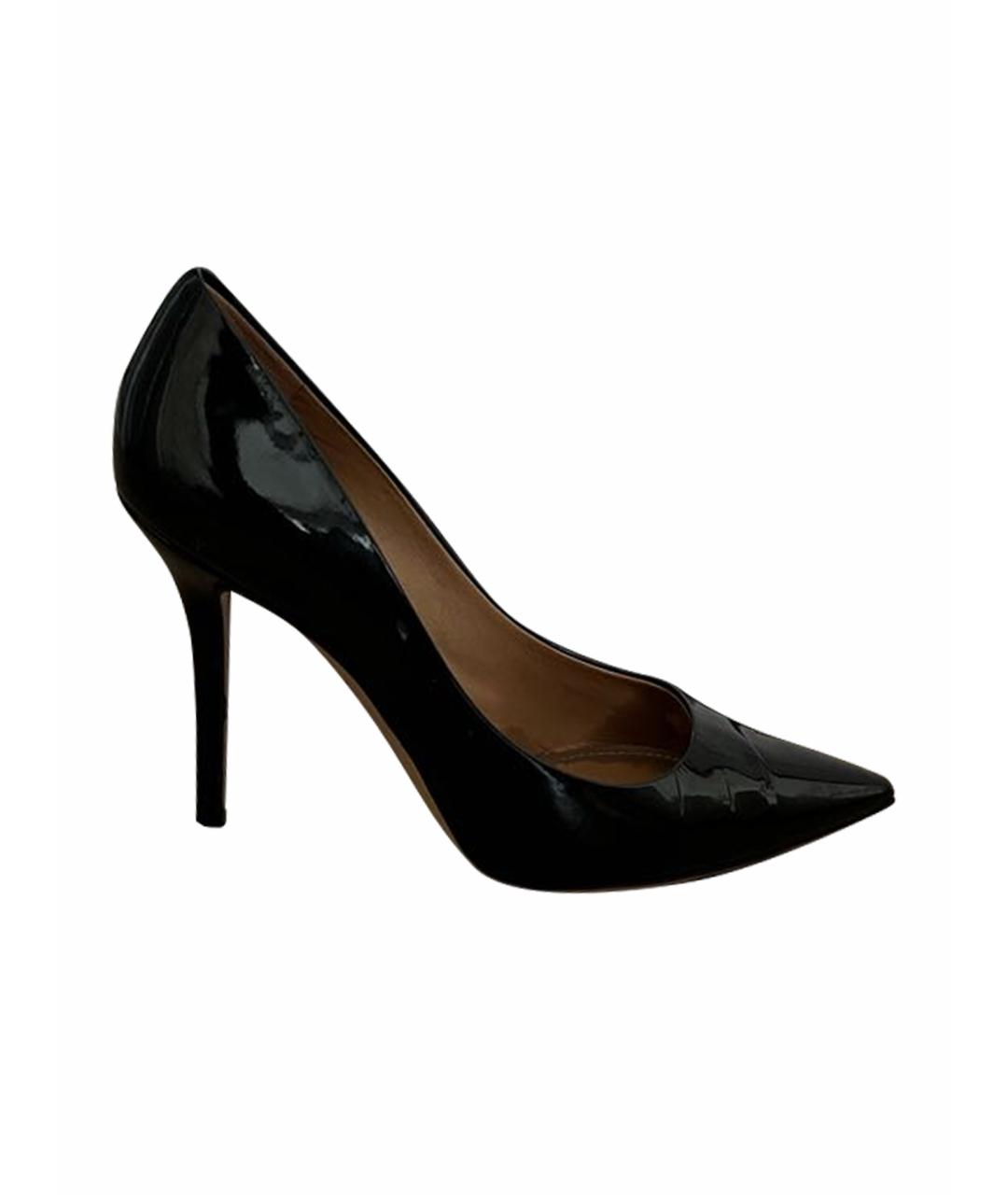 FERRAGAMO Черные туфли из лакированной кожи, фото 1