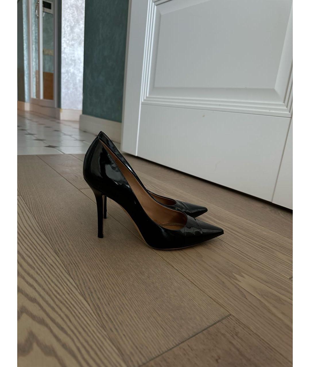 FERRAGAMO Черные туфли из лакированной кожи, фото 7