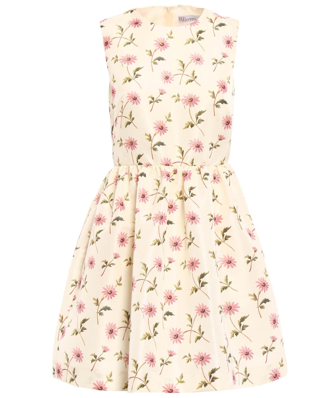RED VALENTINO Бежевое коктейльное платье, фото 1