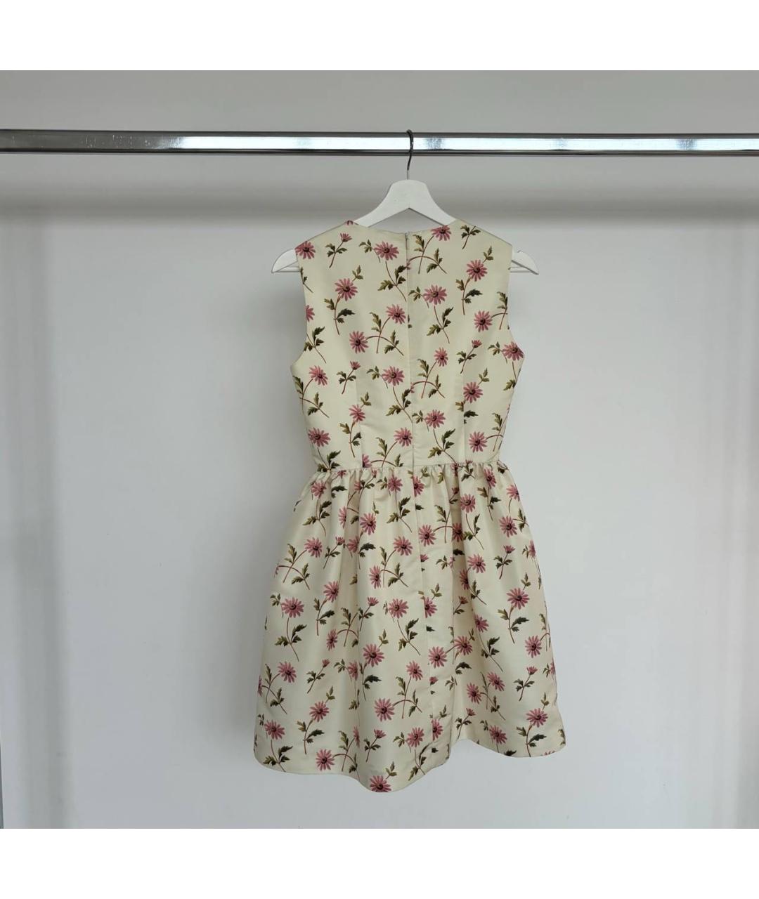 RED VALENTINO Бежевое коктейльное платье, фото 2