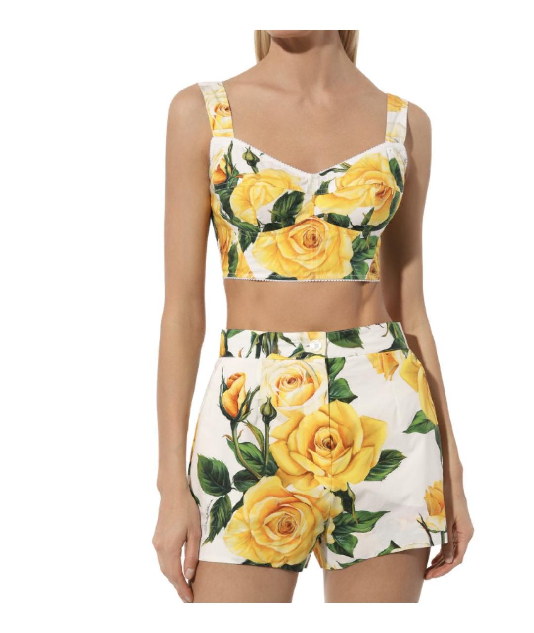 DOLCE&GABBANA Мульти хлопковая майка, фото 2