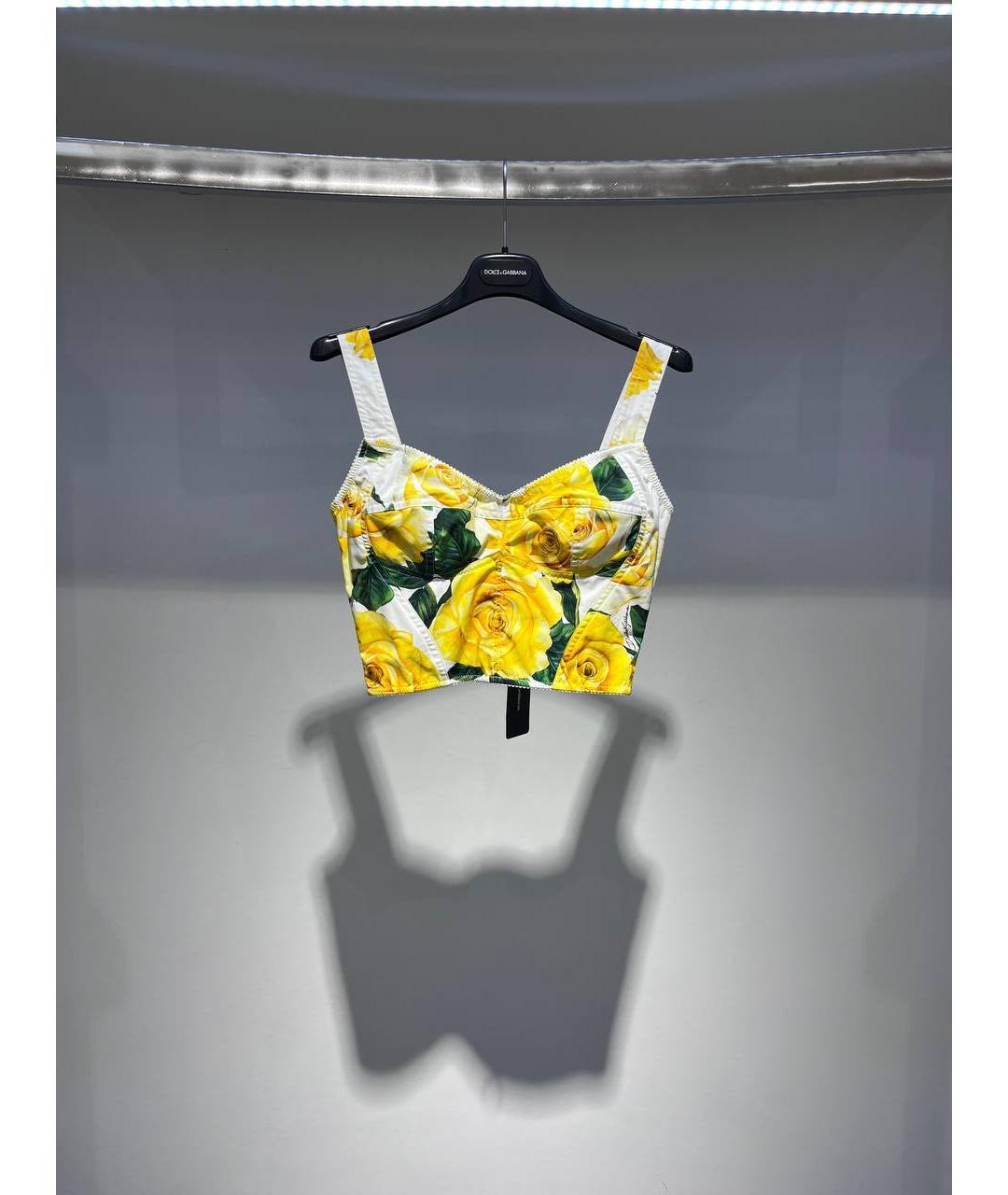 DOLCE&GABBANA Мульти хлопковая майка, фото 3