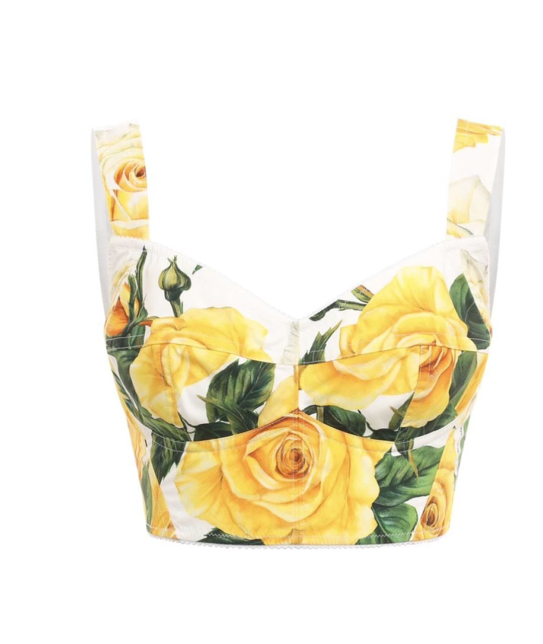 DOLCE&GABBANA Мульти хлопковая майка, фото 1