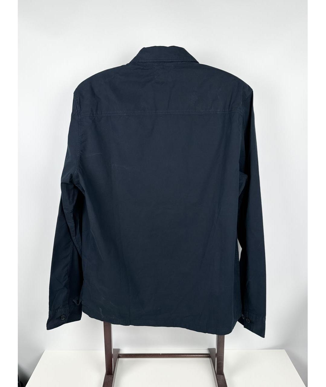CP COMPANY Темно-синяя хлопковая кэжуал рубашка, фото 2