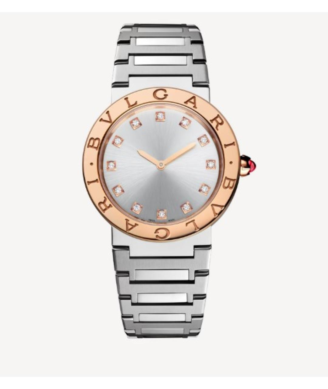 BVLGARI Серебряные часы из розового золота, фото 8