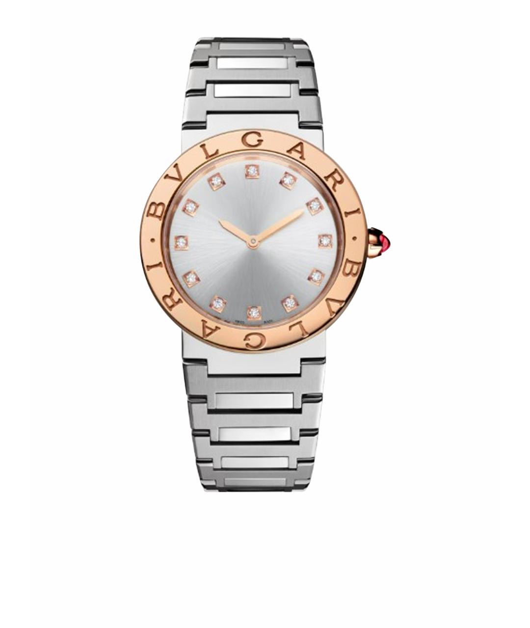 BVLGARI Серебряные часы из розового золота, фото 1