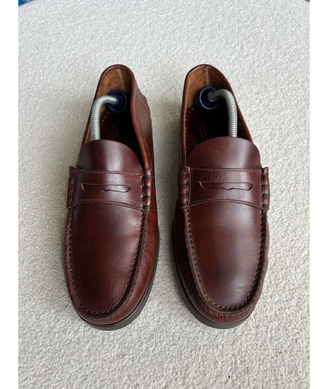 PARABOOT Коричневые кожаные лоферы, фото 2