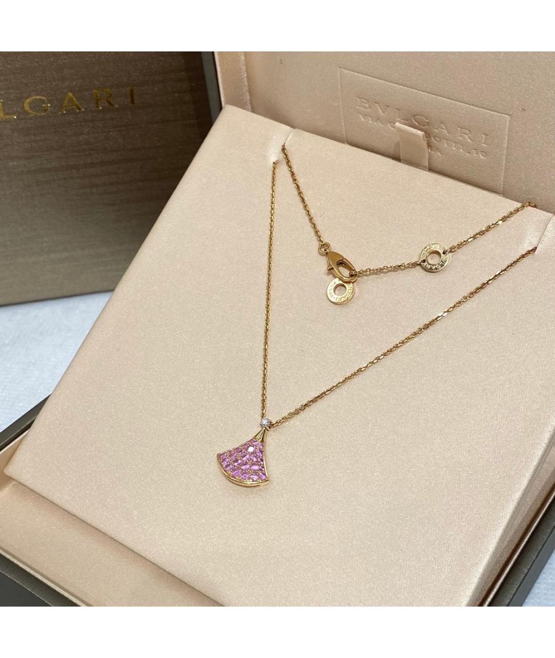 BVLGARI Розовое колье из розового золота, фото 3