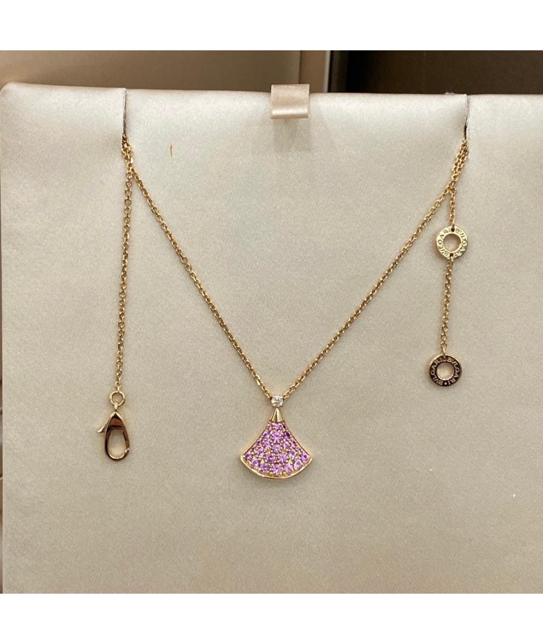 BVLGARI Розовое колье из розового золота, фото 5