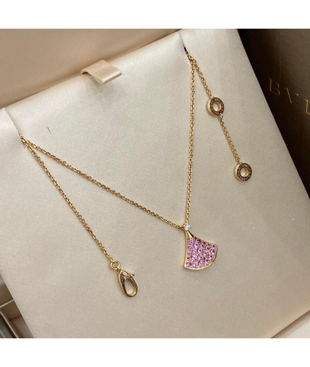 BVLGARI Розовое колье из розового золота, фото 2