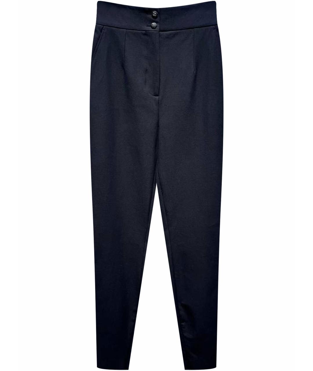 DOLCE&GABBANA Черные прямые брюки, фото 1