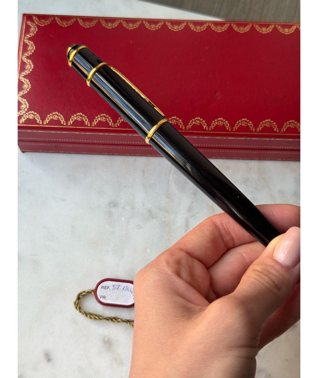 CARTIER Черная перьевая ручка, фото 5