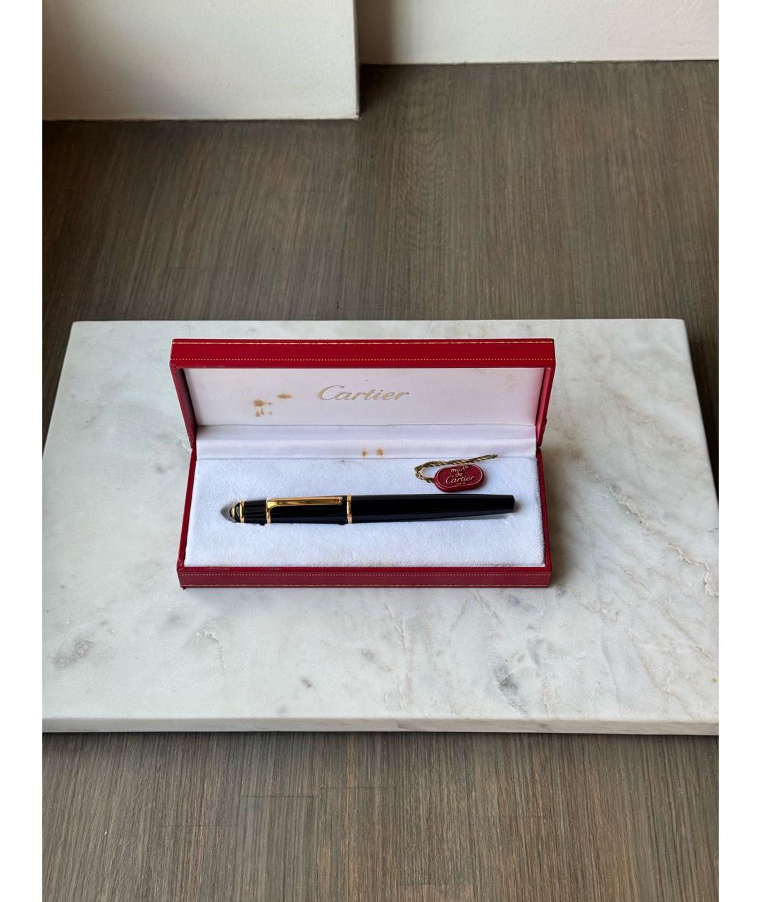 CARTIER Черная перьевая ручка, фото 4