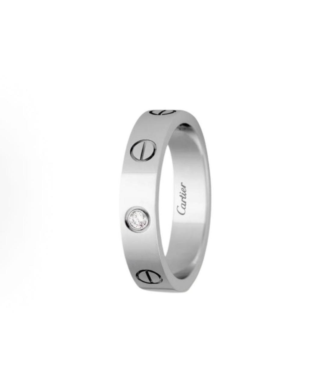 CARTIER Серебряное кольцо из белого золота, фото 2