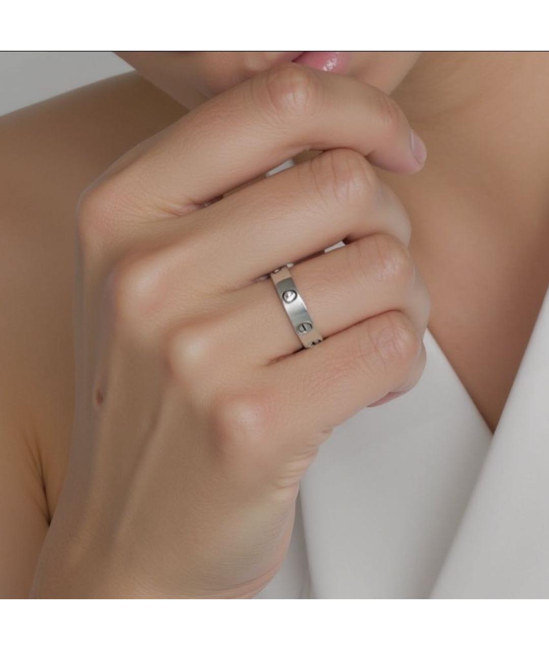 CARTIER Серебряное кольцо из белого золота, фото 3
