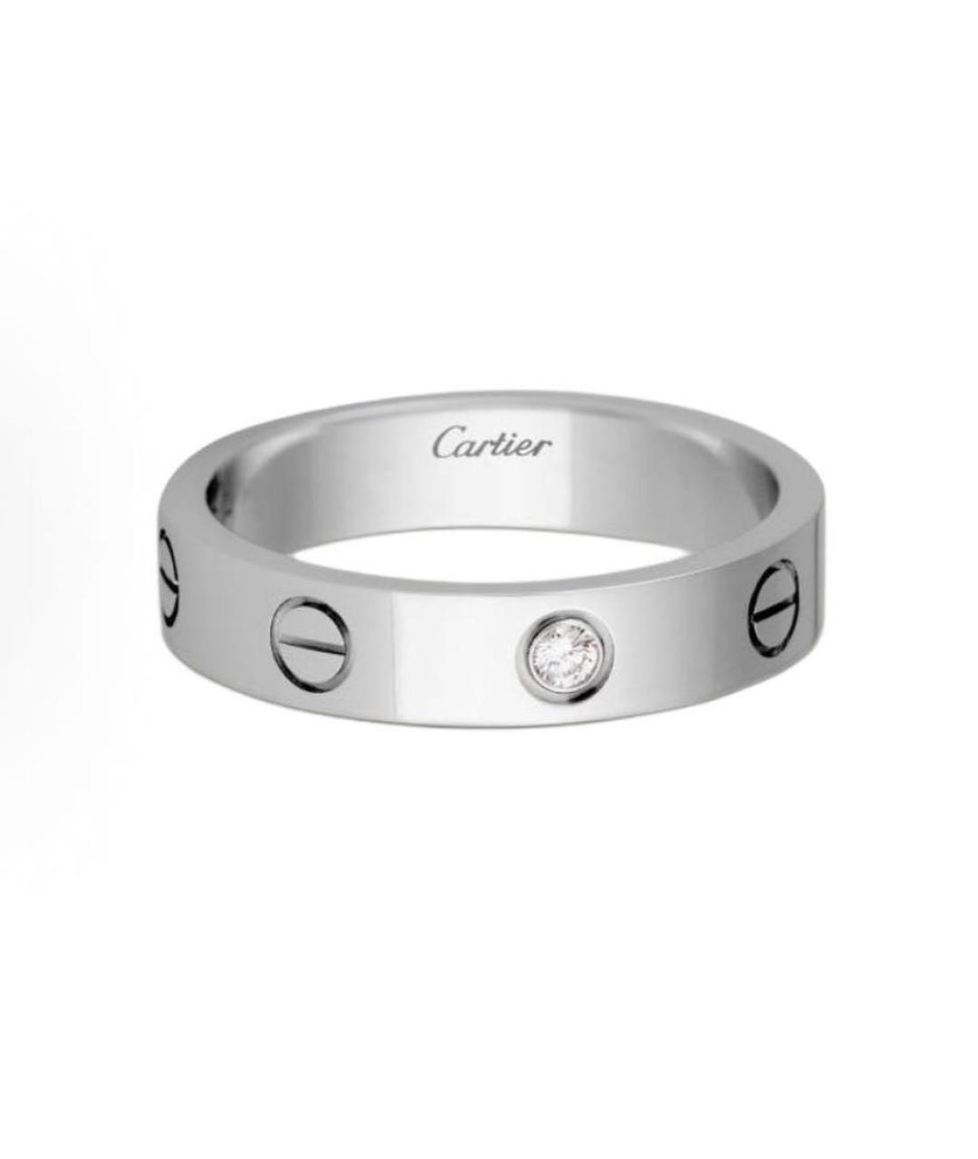 CARTIER Серебряное кольцо из белого золота, фото 4