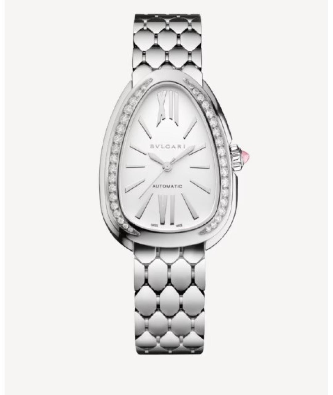 BVLGARI Серебряные металлические часы, фото 8