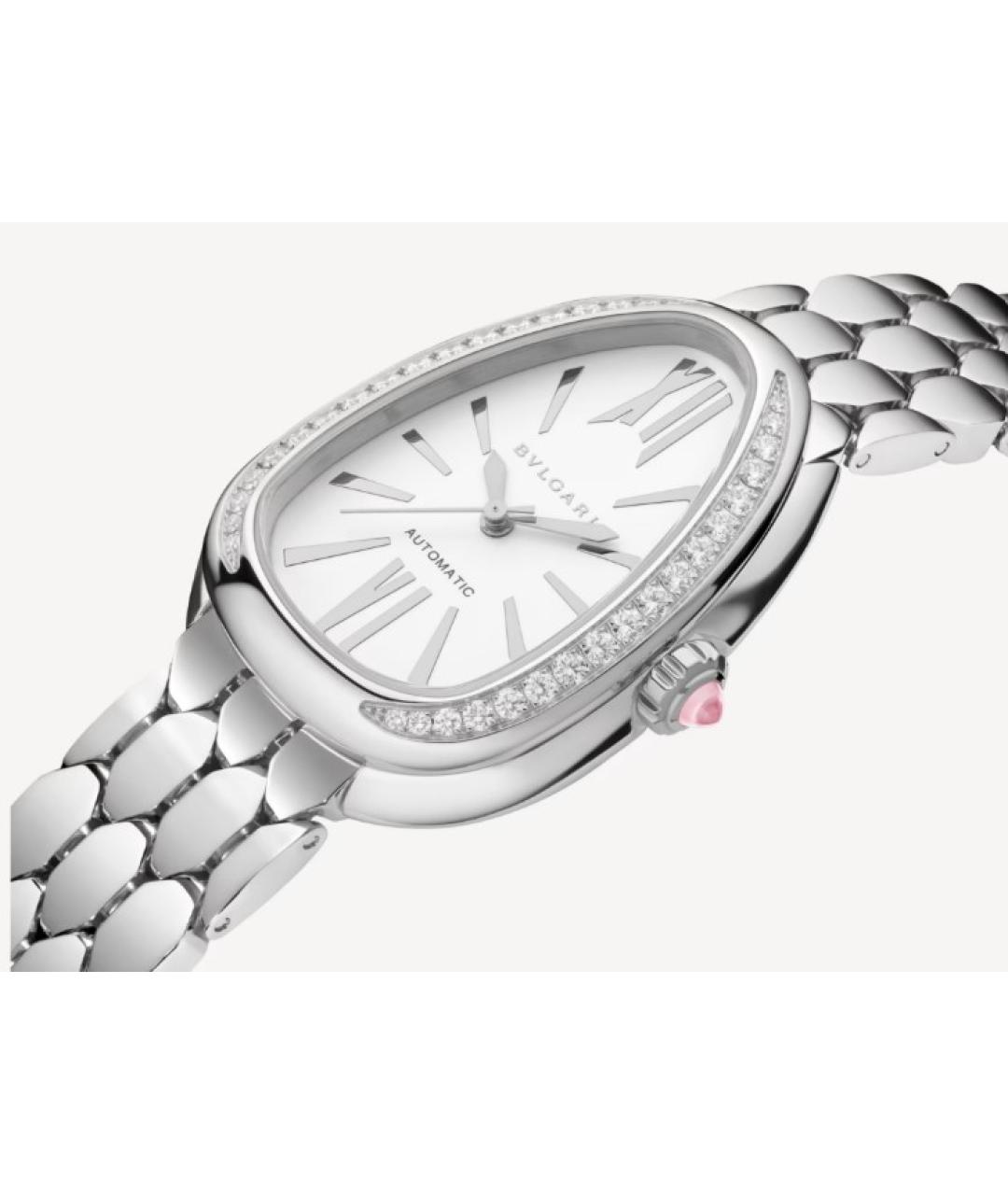 BVLGARI Серебряные металлические часы, фото 2