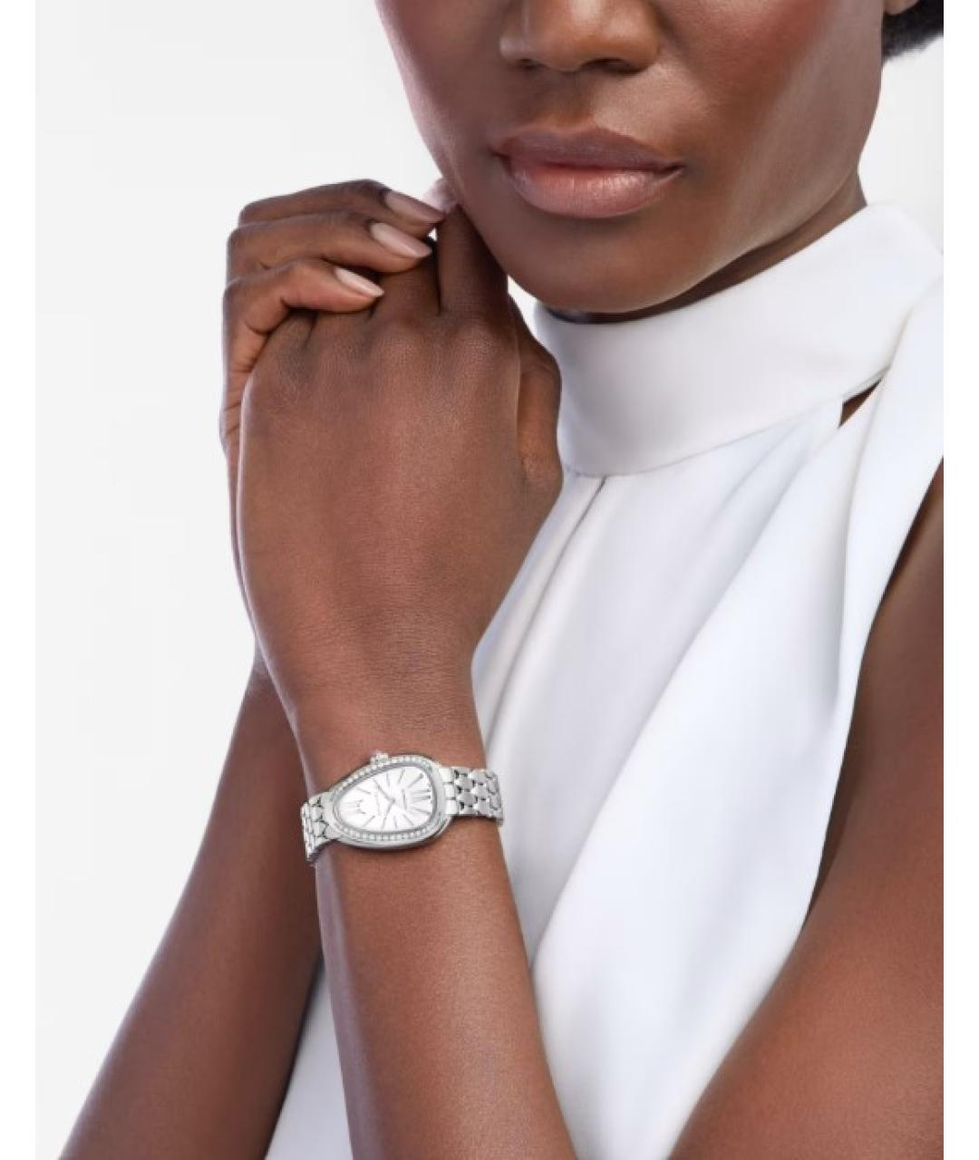 BVLGARI Серебряные металлические часы, фото 6