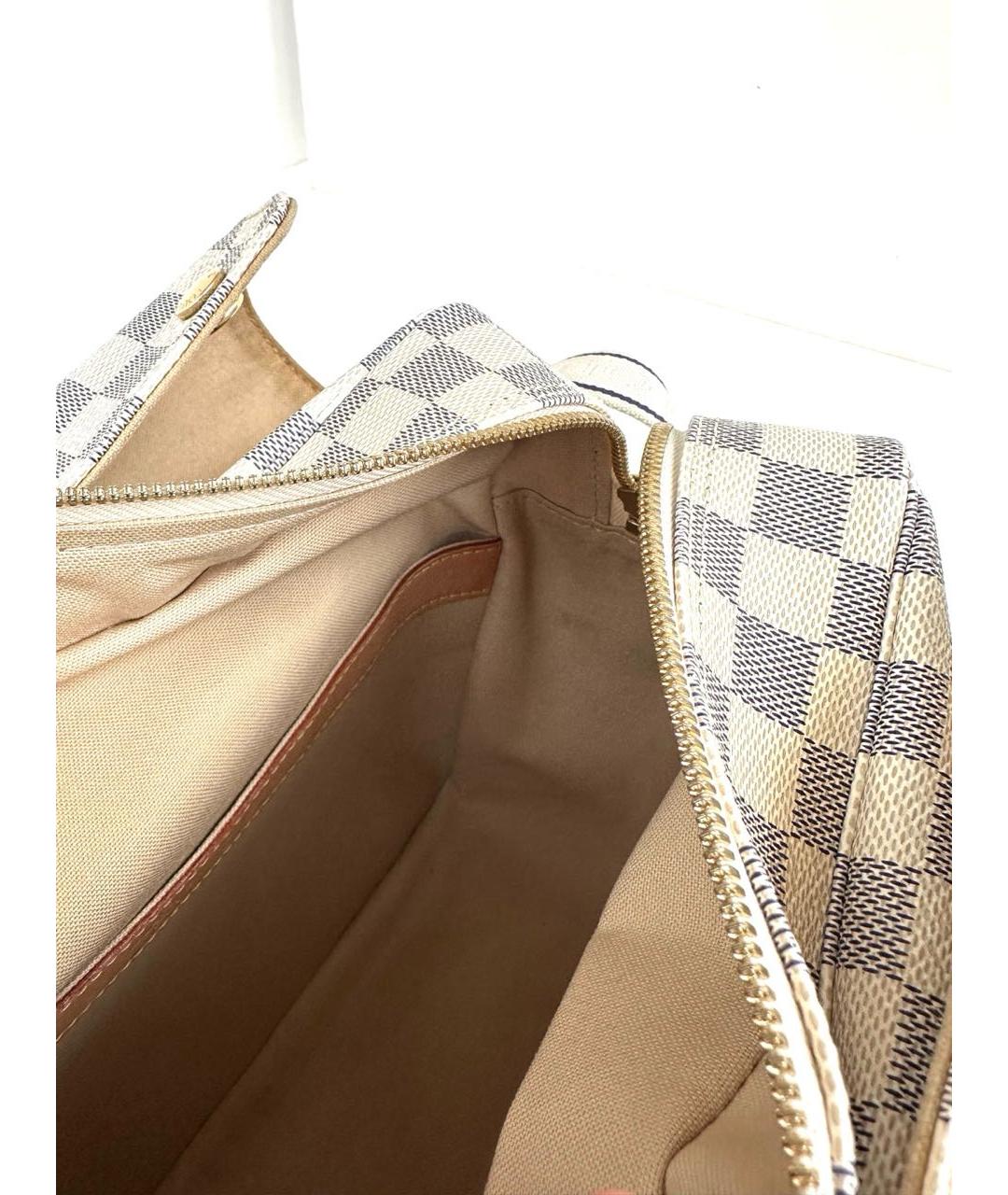 LOUIS VUITTON Бежевая кожаная сумка на плечо, фото 4