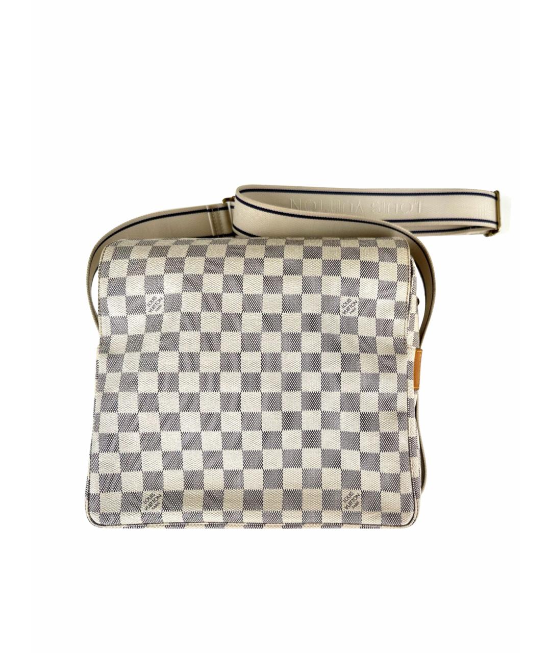 LOUIS VUITTON Бежевая кожаная сумка на плечо, фото 1