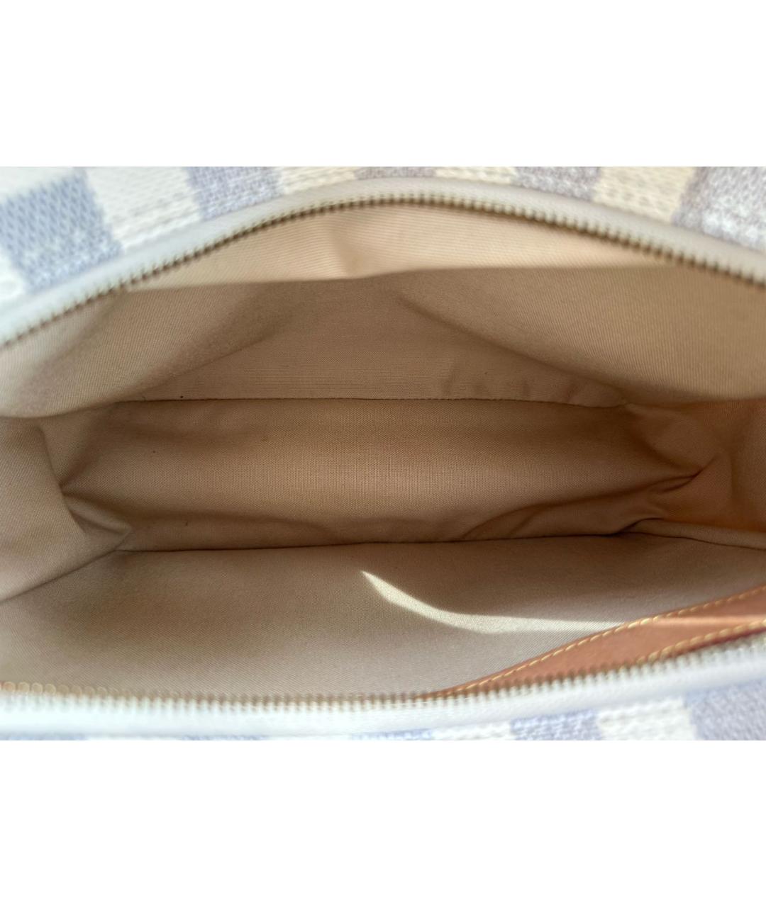 LOUIS VUITTON Бежевая кожаная сумка на плечо, фото 6