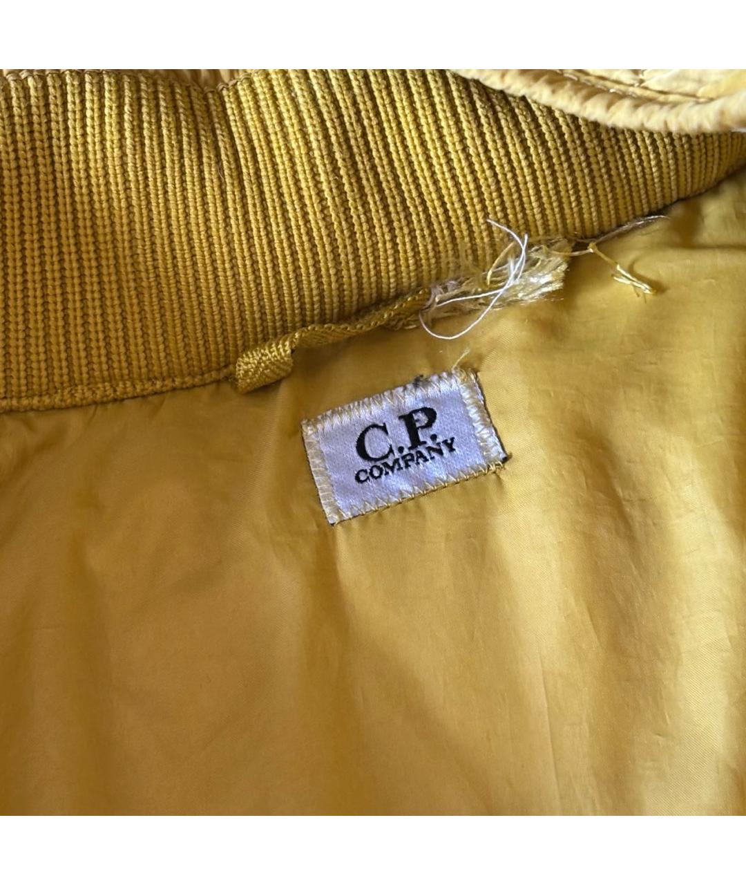 CP COMPANY Желтый полиэстеровый пуховик, фото 7