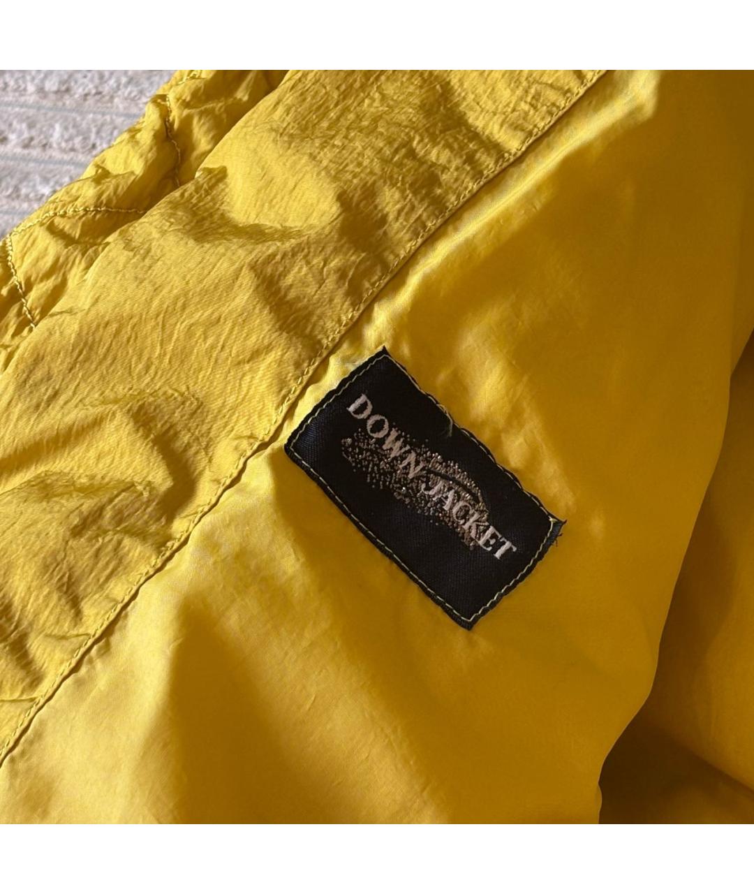 CP COMPANY Желтый полиэстеровый пуховик, фото 6