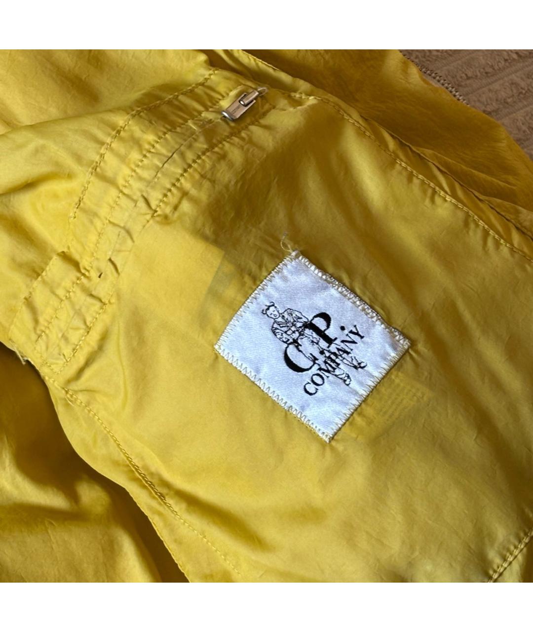 CP COMPANY Желтый полиэстеровый пуховик, фото 5