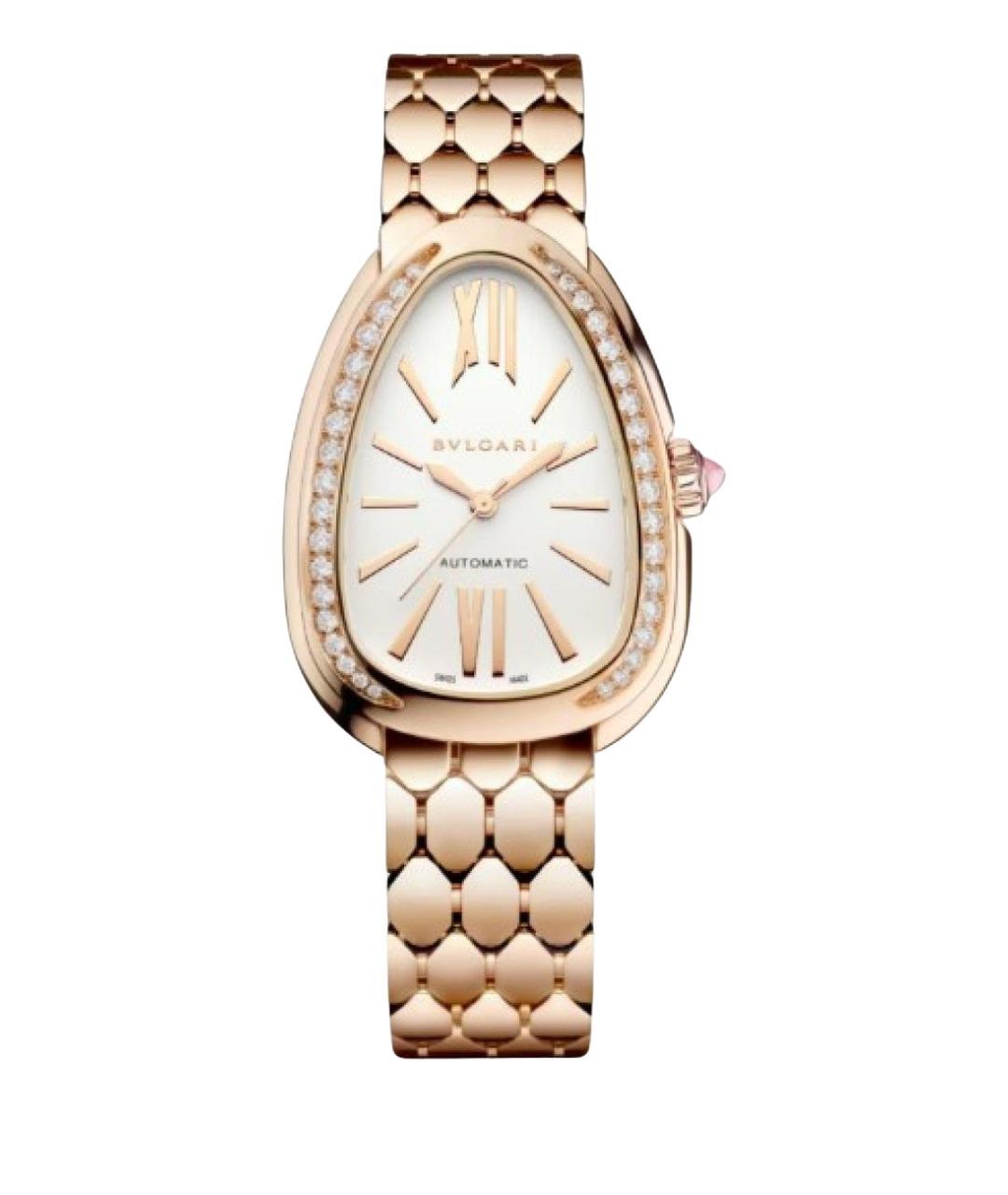BVLGARI Золотые часы из розового золота, фото 1