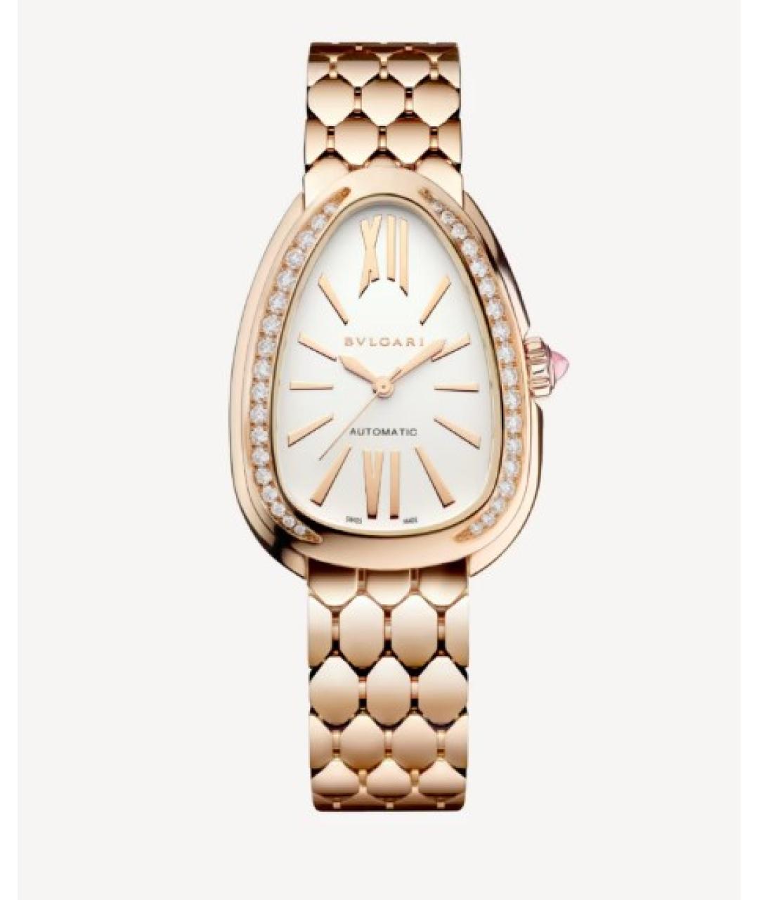 BVLGARI Золотые часы из розового золота, фото 7