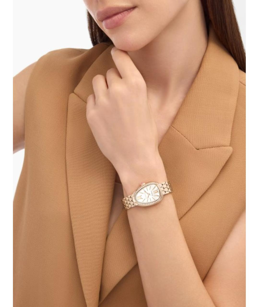 BVLGARI Золотые часы из розового золота, фото 6