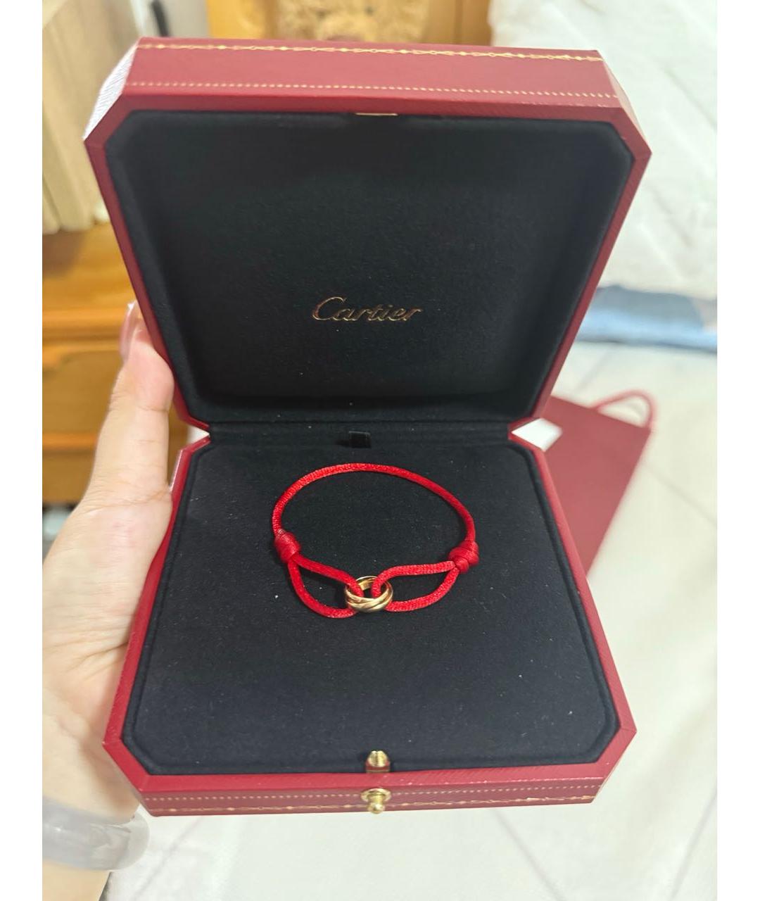 CARTIER Красный браслет из желтого золота, фото 2